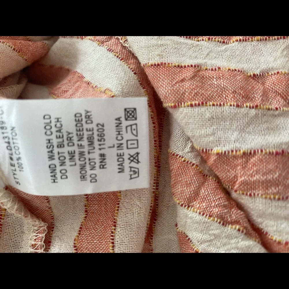 NWT LUSH Button front tank dress with a tie waist and pockets! 100% Cotton - Picture 12 of 12